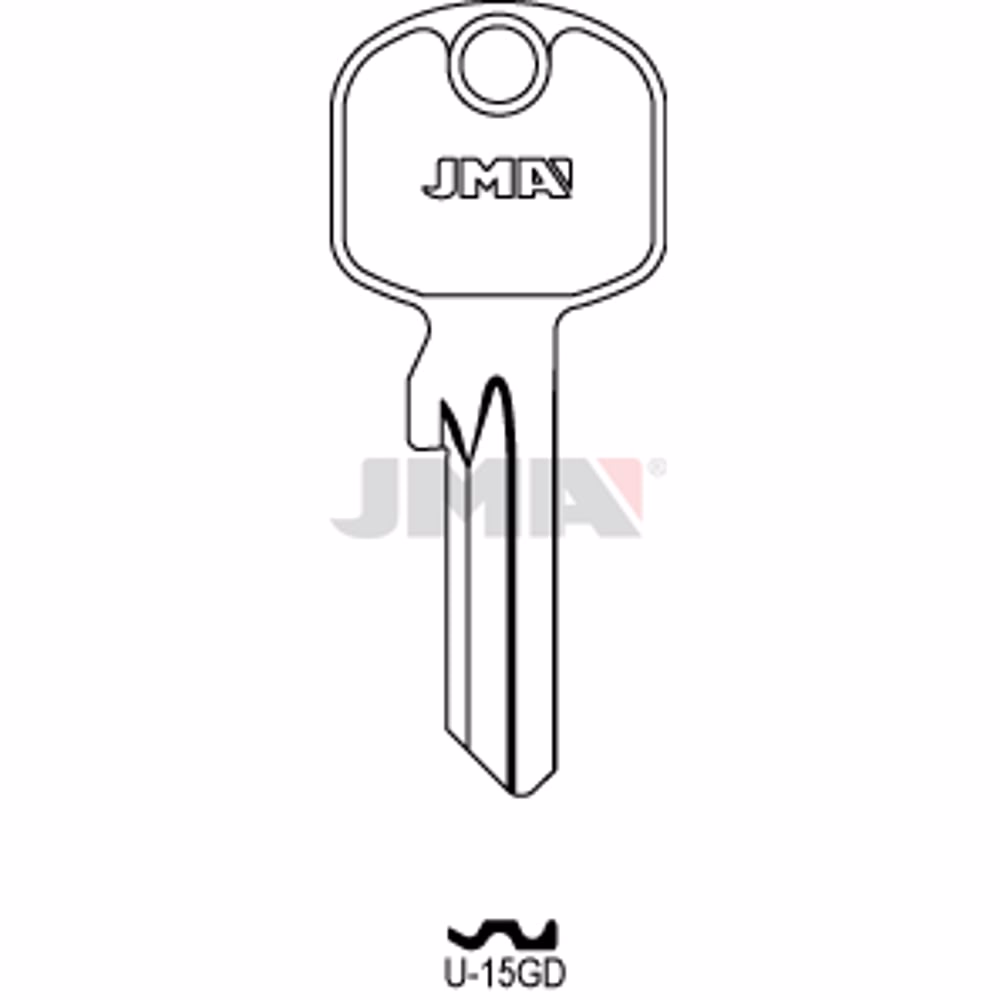 LLAVE JMA ACERO-C (U-15GD)
