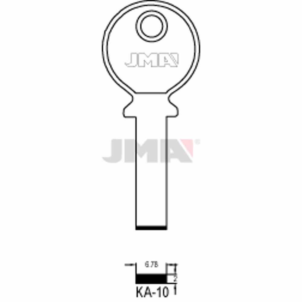LLAVE JMA ALPACA SEGURIDAD (KA-10)
