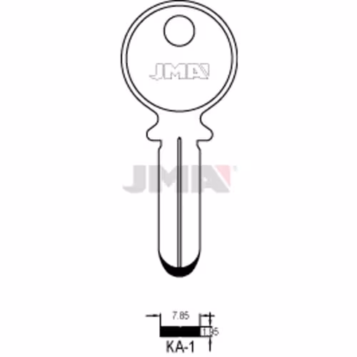 LLAVE JMA ALPACA SEGURIDAD (KA-1)