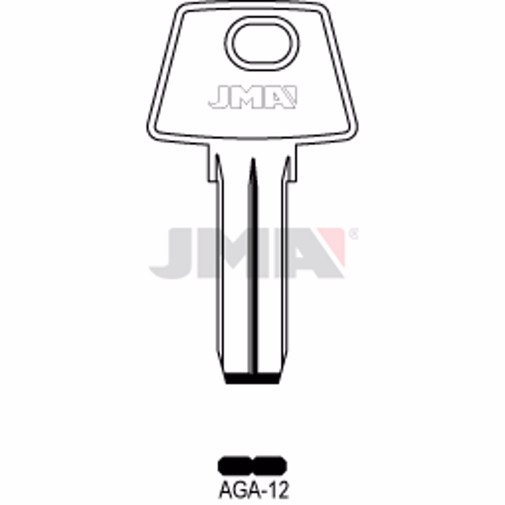 LLAVE JMA LATON SEGURIDAD (AGA-12)