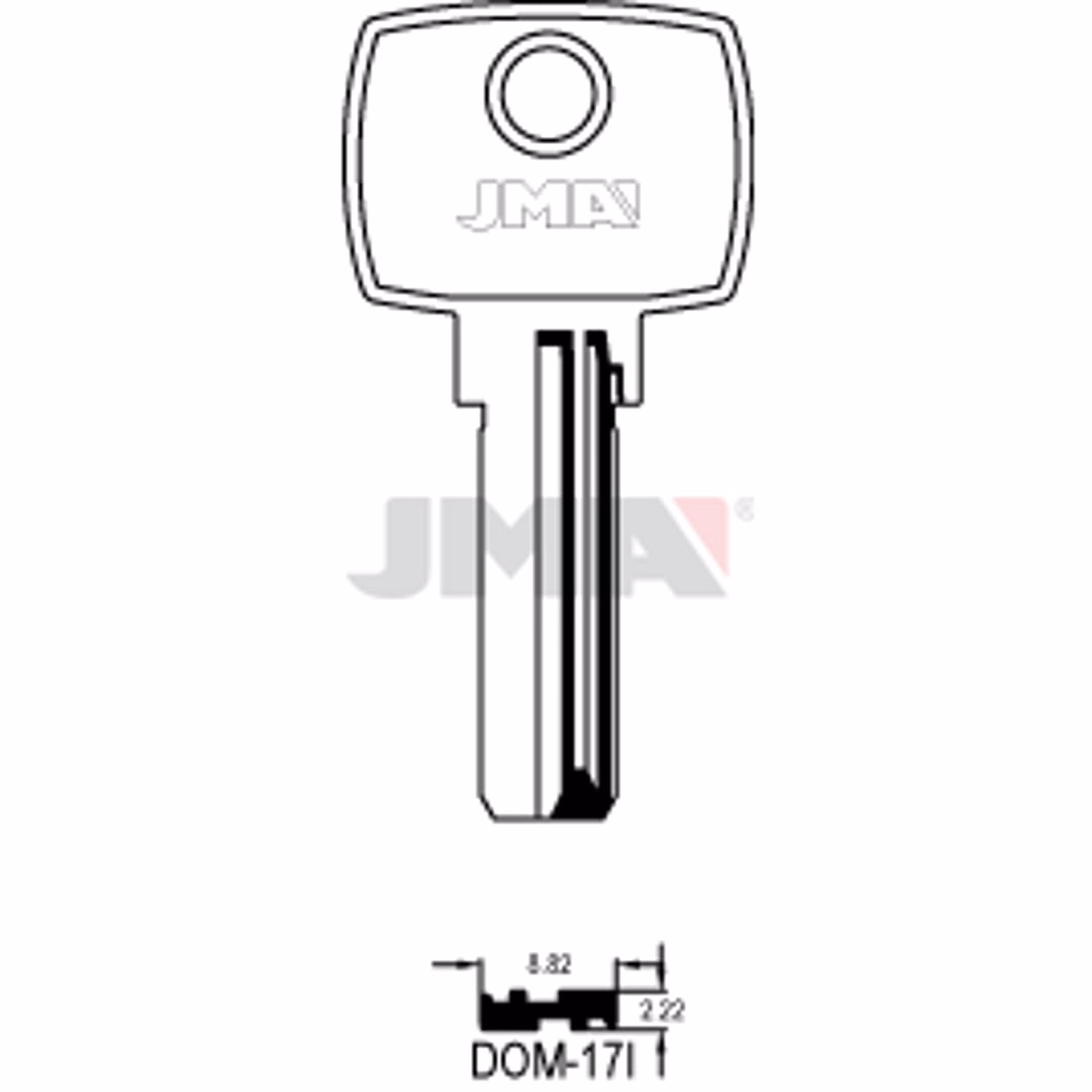 LLAVE JMA ALPACA SEGURIDAD (DOM-17I)
