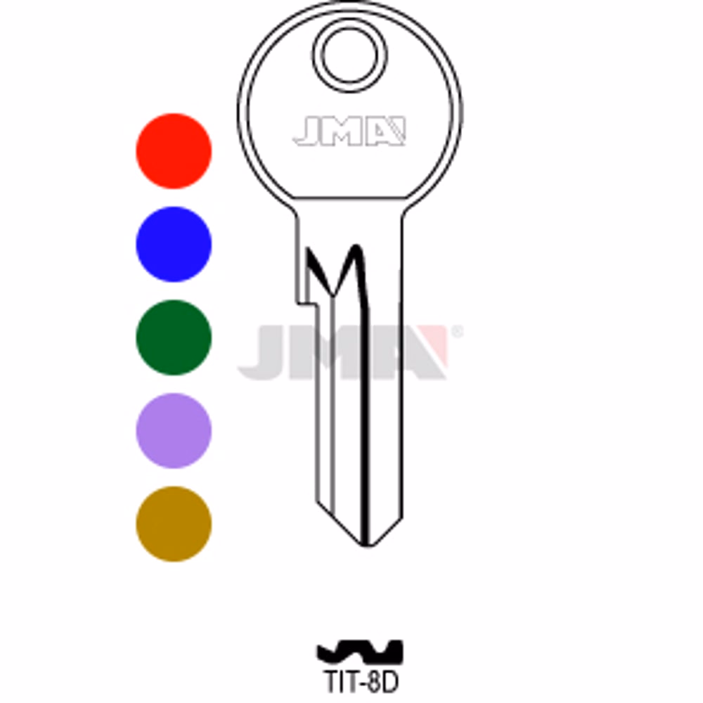 LLAVE JMA ALUMINIO (TIT-8D SURTIDO)