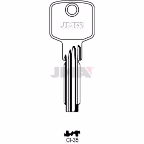 LLAVE JMA LATON SEGURIDAD (CI-35)