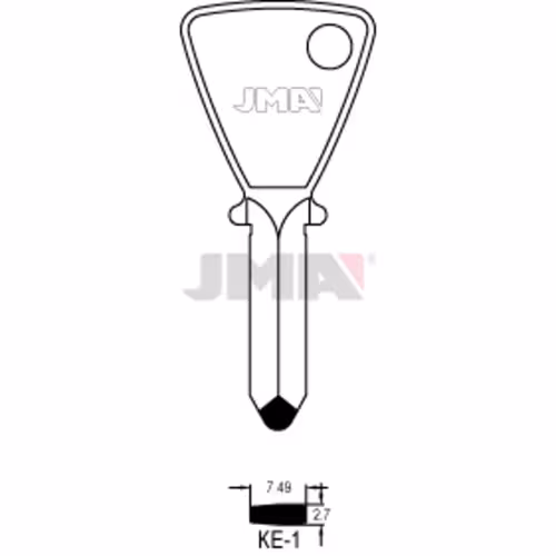 LLAVE JMA ALPACA SEGURIDAD (KE-1)