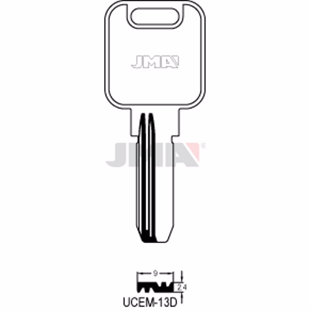 LLAVE JMA ALPACA SEGURIDAD (UCEM-13D)