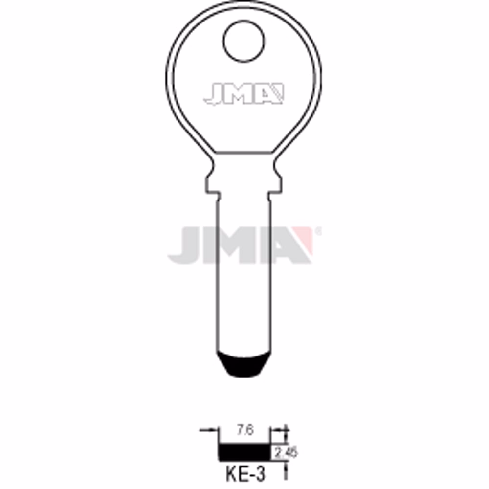 LLAVE JMA ALPACA SEGURIDAD (KE-3)