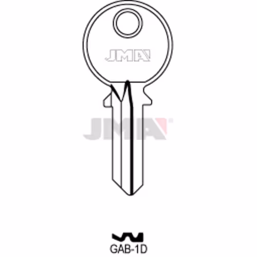 LLAVE JMA ACERO-C (GAB-1D)
