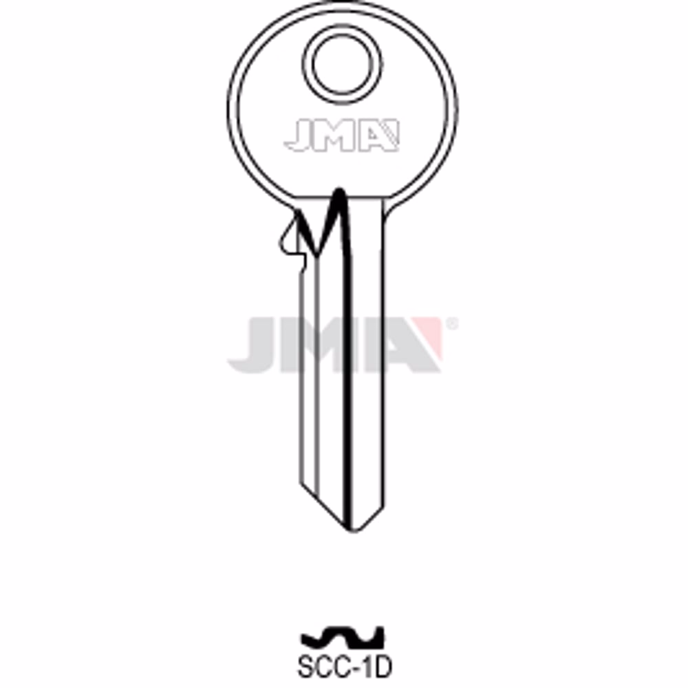 LLAVE JMA ACERO-C (SCC-1D)