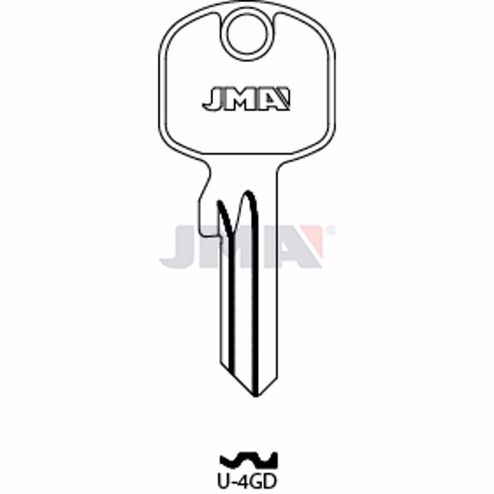 LLAVE JMA ACERO-C (U-4GD)