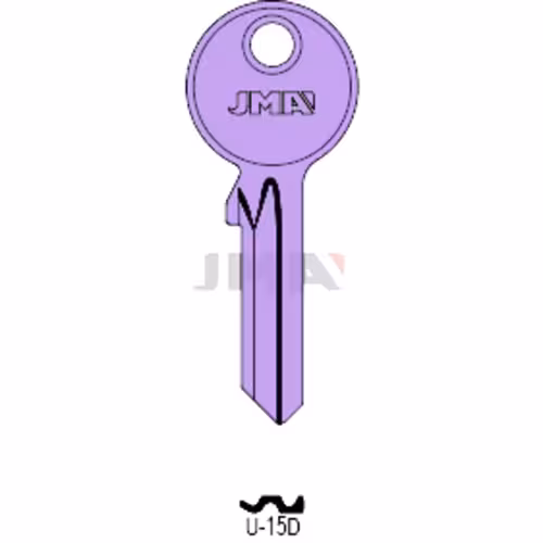 LLAVE JMA ALUMINIO (U-15D LILA)