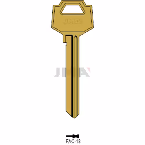 LLAVE JMA ALUMINIO (FAC-18 ORO)