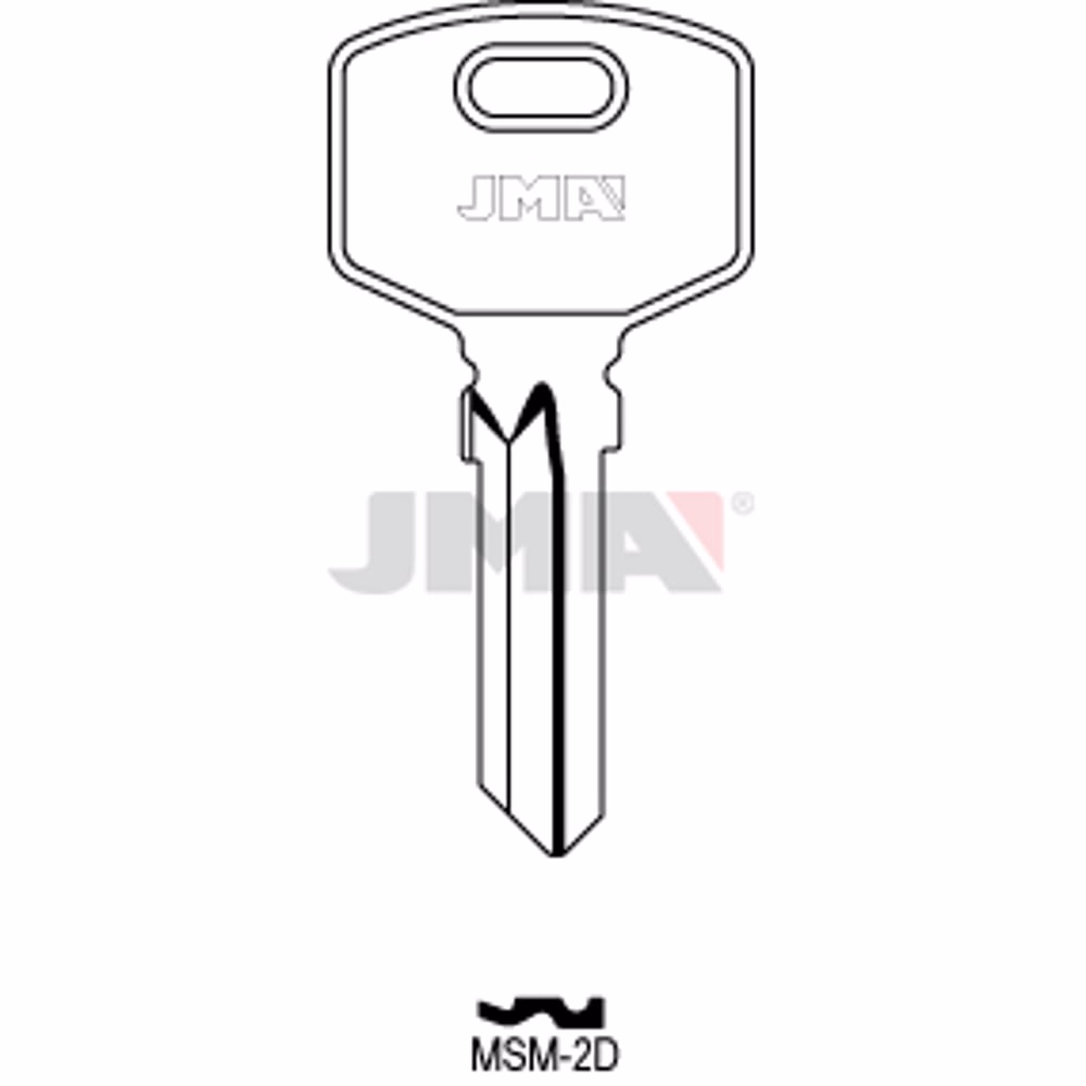 LLAVE JMA ACERO-C (MSM-2D)