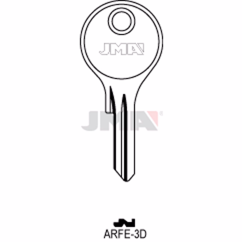 LLAVE JMA ACERO-B (ARFE-3D)