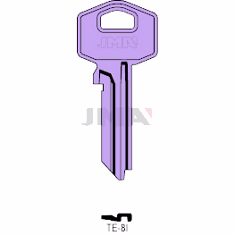 LLAVE JMA ALUMINIO (TE-8I LILA)
