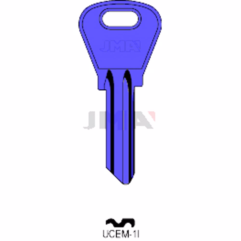 LLAVE JMA ALUMINIO (UCEM-1I AZUL)