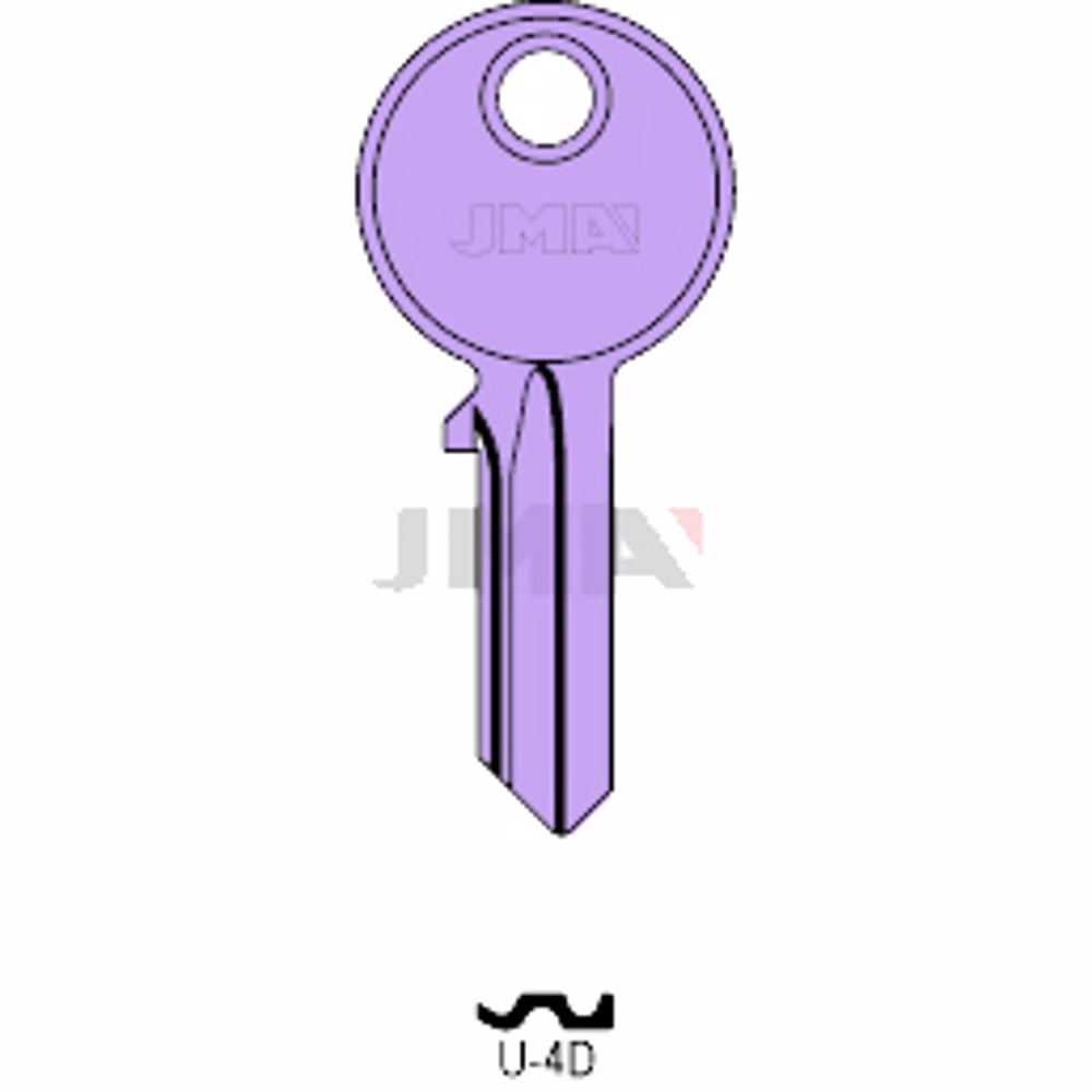 LLAVE JMA ALUMINIO (U-4D LILA)