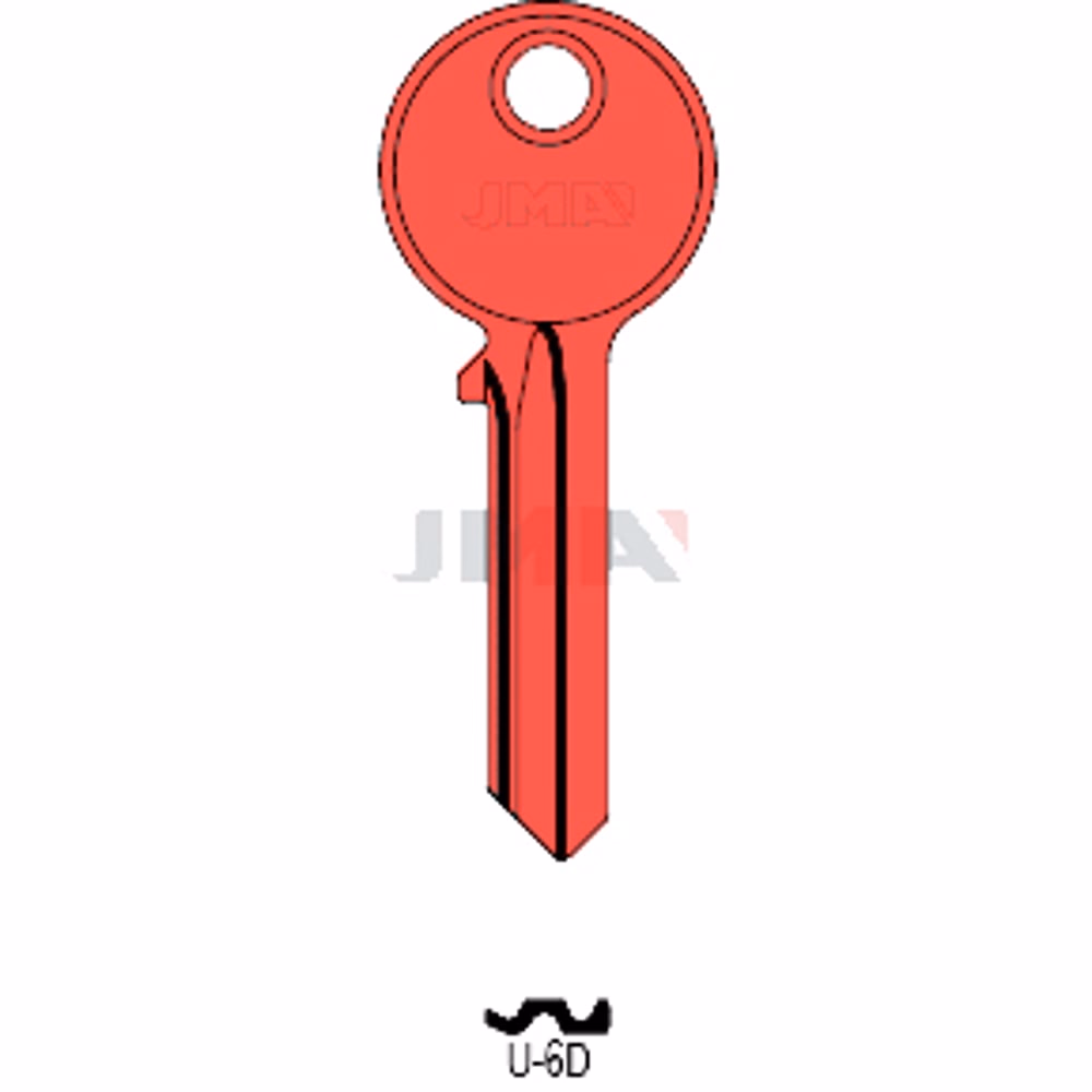 LLAVE JMA ALUMINIO (U-6D ROJO)