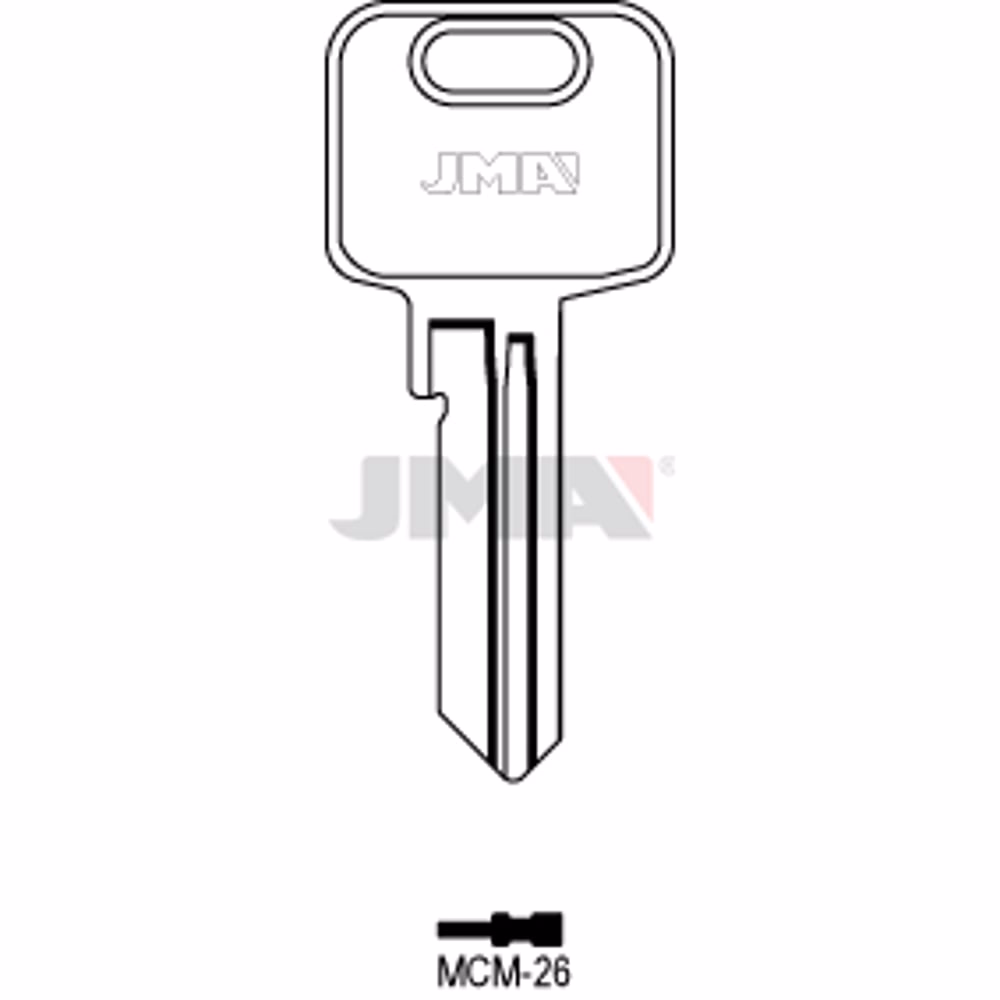 LLAVE JMA ACERO-B (MCM-26)