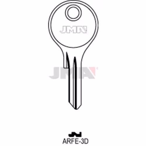 LLAVE JMA ACERO-B (ARFE-3D)