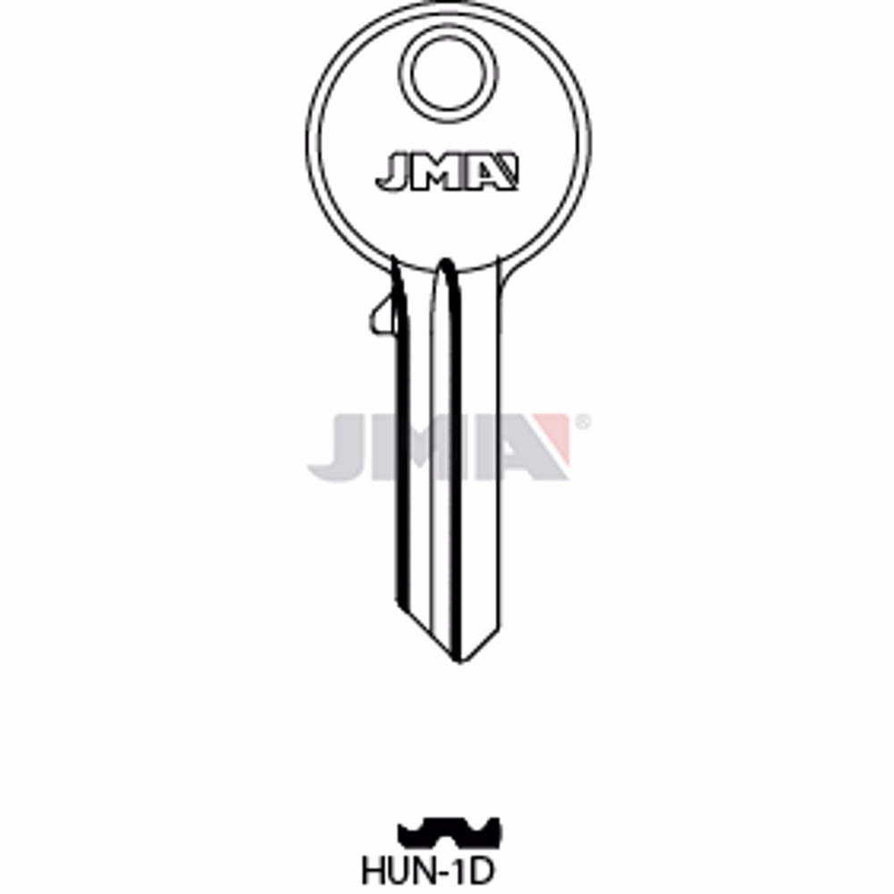 LLAVE JMA ACERO-C (HUN-1D)
