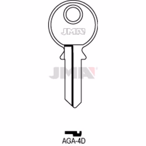 LLAVE JMA ACERO-B (AGA-4D)