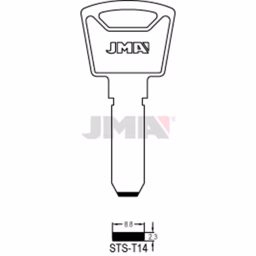 LLAVE JMA ALPACA SEGURIDAD (STS-T14)