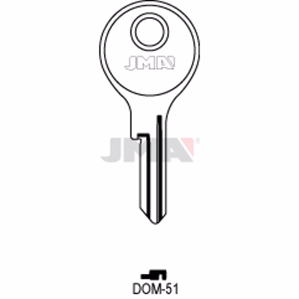 LLAVE JMA ACERO-C (DOM-51)