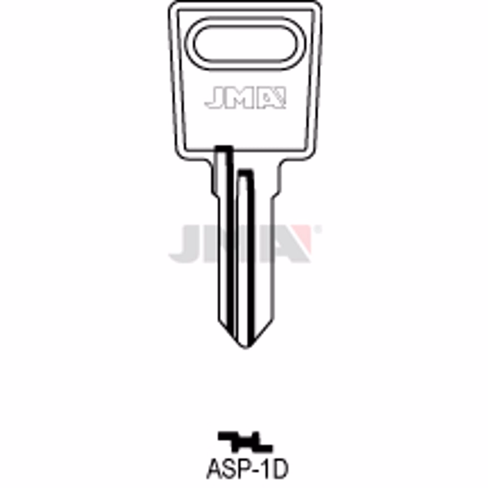 LLAVE JMA ACERO-C (ASP-1D)
