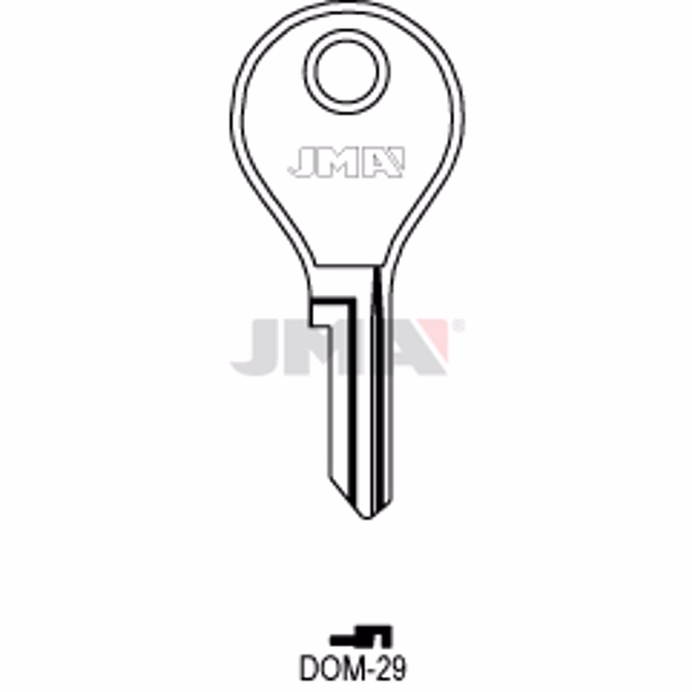 LLAVE JMA ACERO-C (DOM-29)
