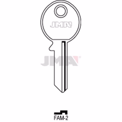LLAVE JMA ACERO-C (FAM-2)