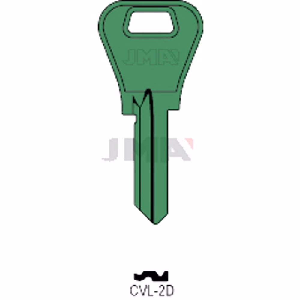 LLAVE JMA ALUMINIO (CVL-2D VERDE)