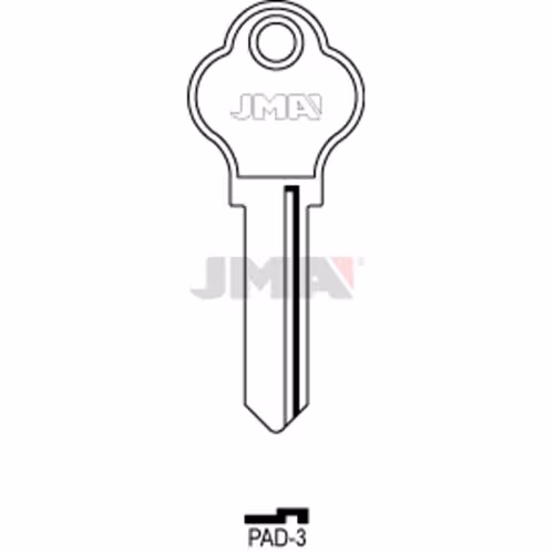 LLAVE JMA ACERO-C (PAD-3)