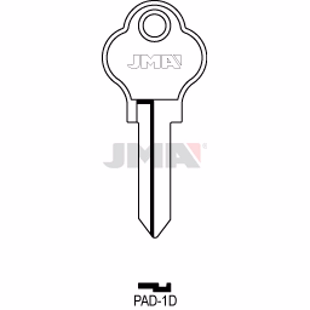 LLAVE JMA ACERO-C (PAD-1D)
