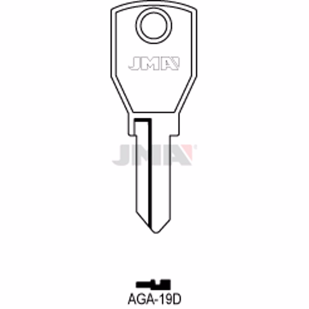 LLAVE JMA ACERO-B (AGA-19D)