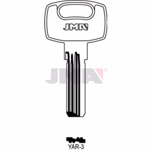 LLAVE JMA LATON SEGURIDAD (YAR-3)