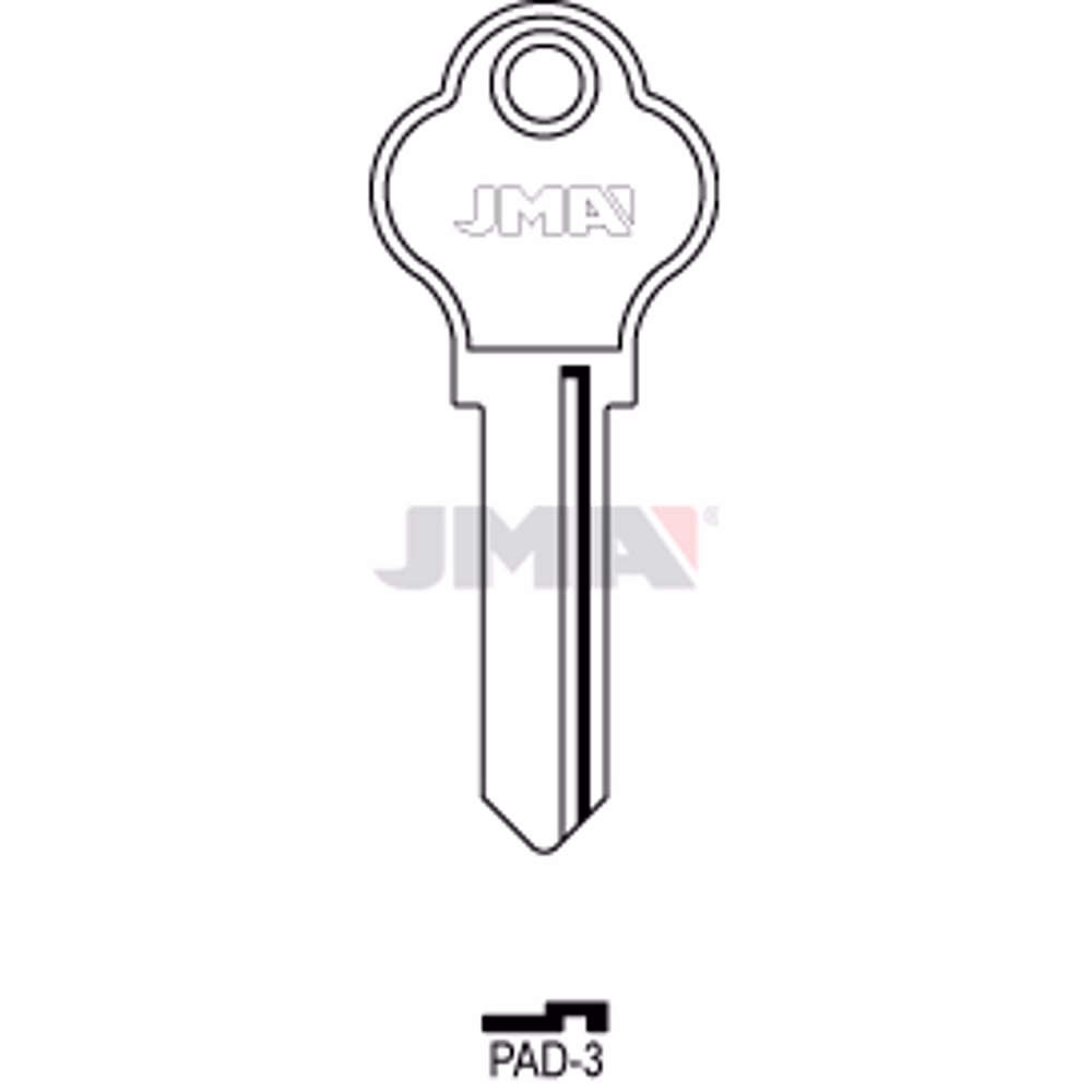 LLAVE JMA ACERO-C (PAD-3)
