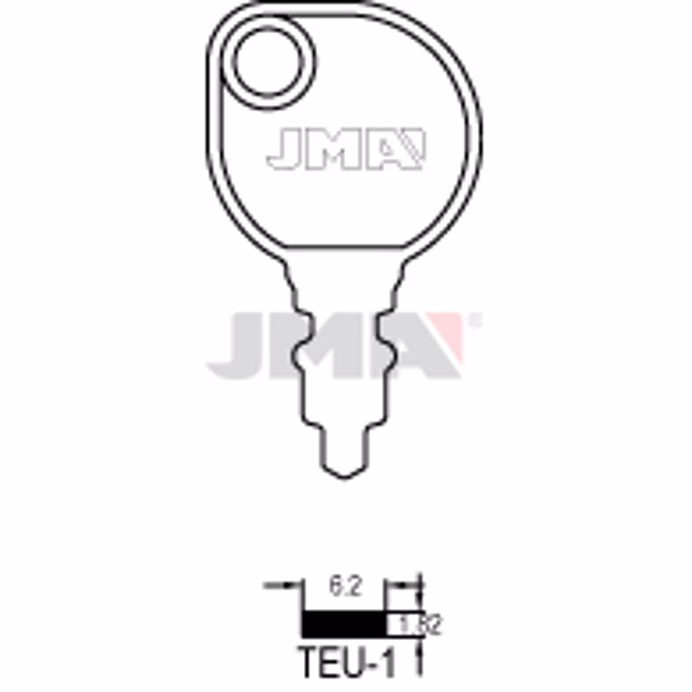LLAVE JMA ACERO-C (TEU-1)
