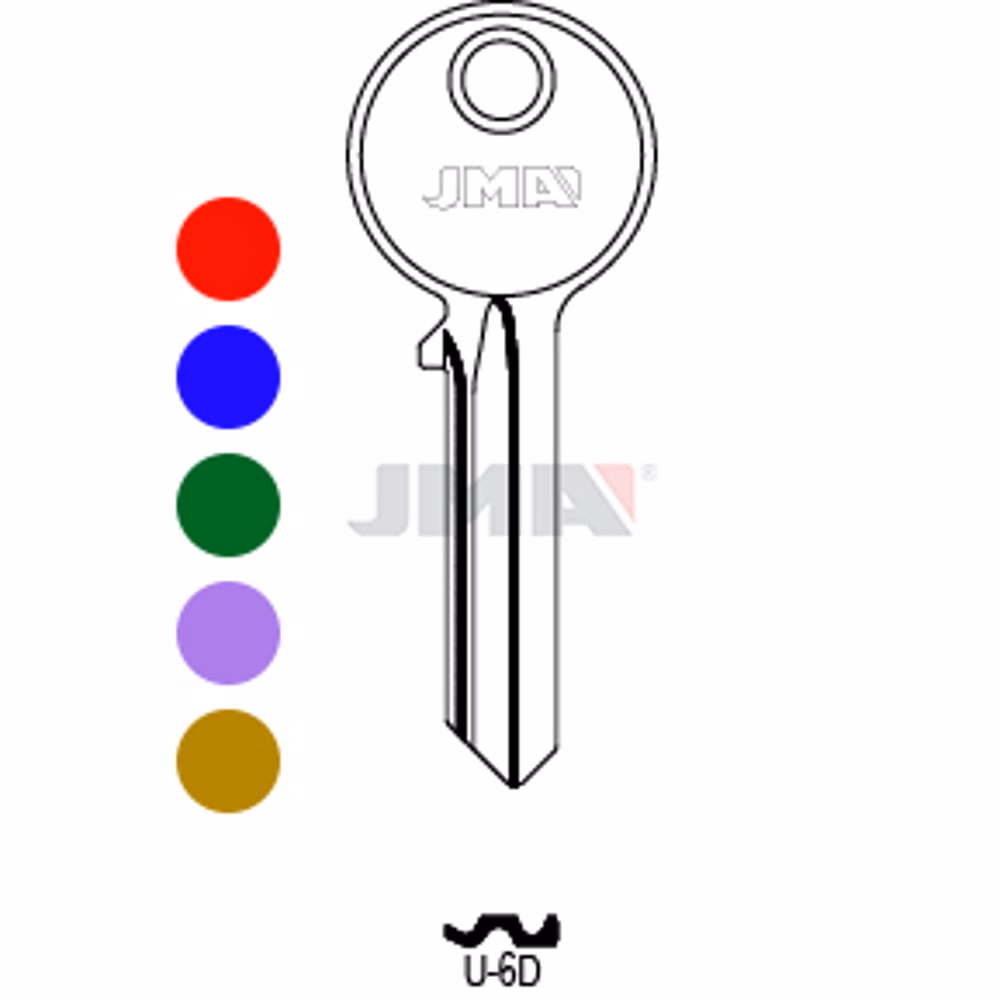 LLAVE JMA ALUMINIO (U-6D SURTIDO)