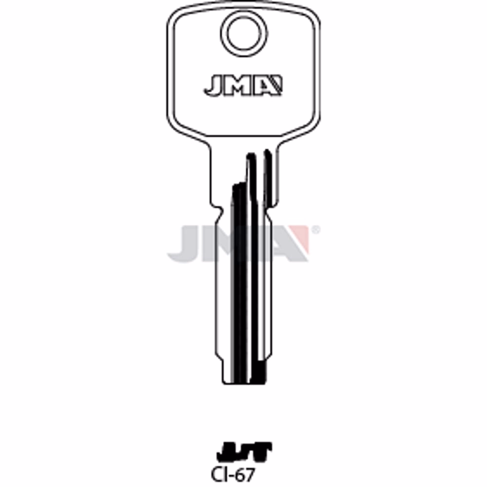 LLAVE JMA LATON SEGURIDAD (CI-67)