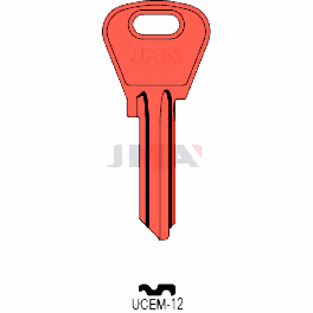 LLAVE JMA ALUMINIO (UCEM-12 ROJO)
