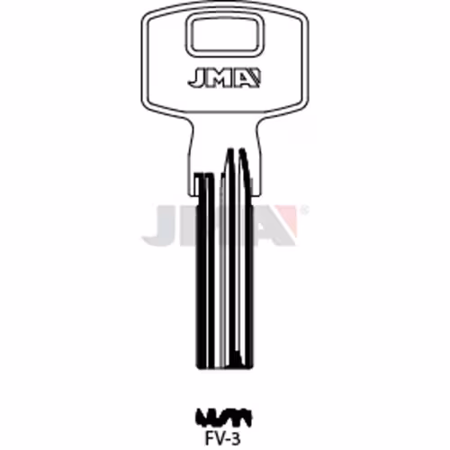 LLAVE JMA LATON SEGURIDAD (FV-3)