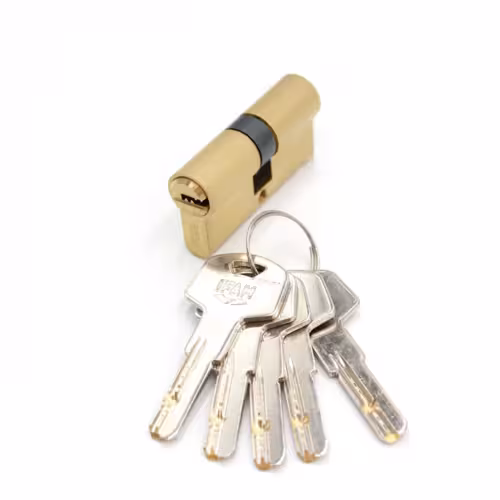 Security Cylinder START R, Cam 15mm 30x30 Brass