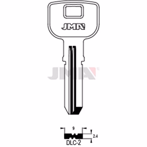 LLAVE JMA LATON SEGURIDAD (DLC-2)