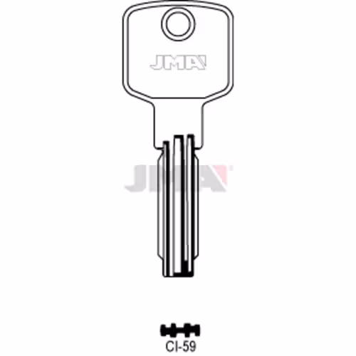 LLAVE JMA LATON SEGURIDAD (CI-59)