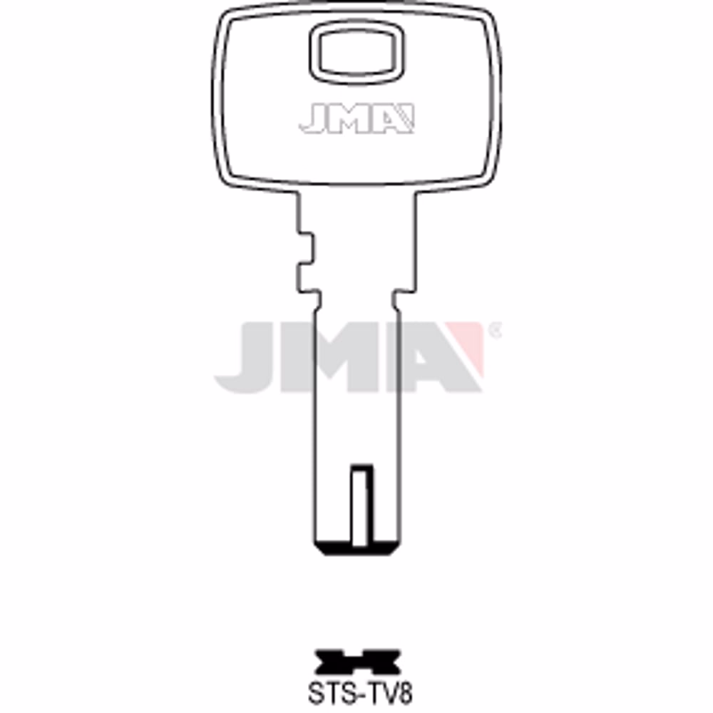 LLAVE JMA ALPACA SEGURIDAD (STS-TV8)