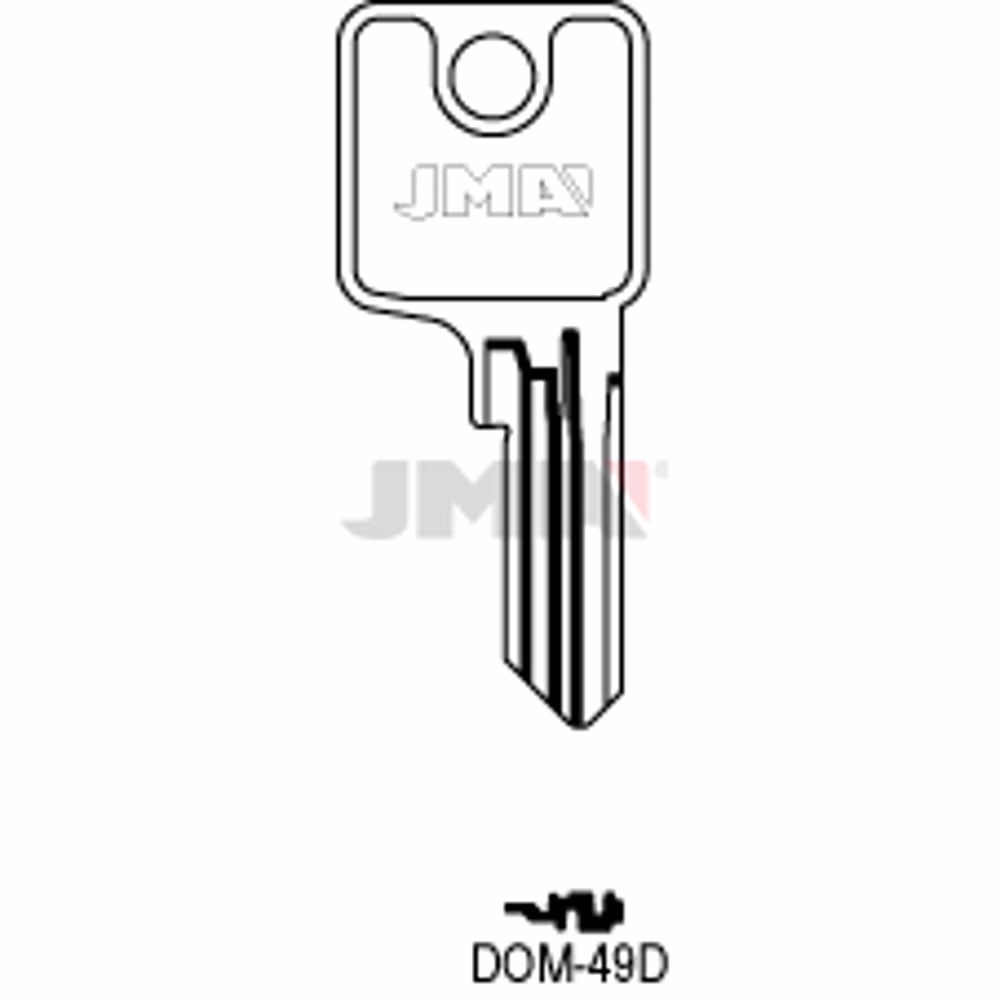 LLAVE JMA ACERO-C (DOM-49D)