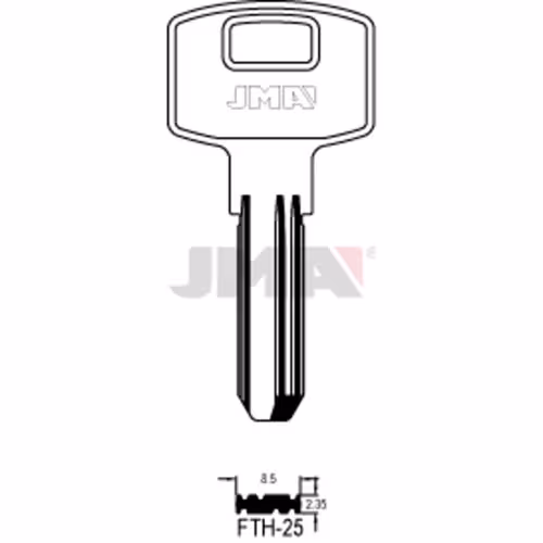 LLAVE JMA LATON SEGURIDAD (FTH-25)