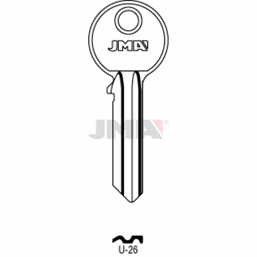 LLAVE JMA ACERO-C (U-26)