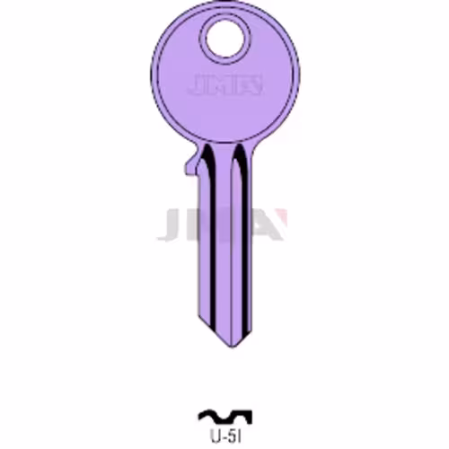 LLAVE JMA ALUMINIO (U-5I LILA)