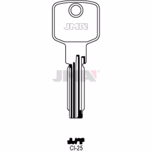 LLAVE JMA LATON SEGURIDAD (CI-25)